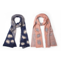 Lady Fashion Mohair Knitted Scarf Winter Circle Loop Scarf (SK111)